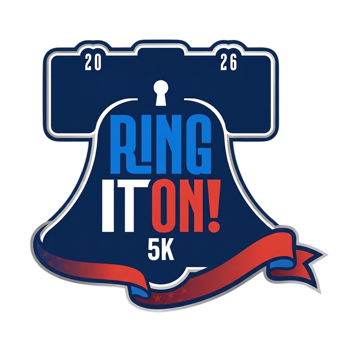 Ring It On! 5K 2026 - Philadelphia Liberty Bell Logo